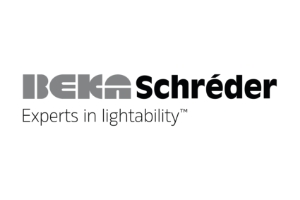 Beka Schreder | Synsport BEKO Schröder logo with the slogan 'Experts in lightability'